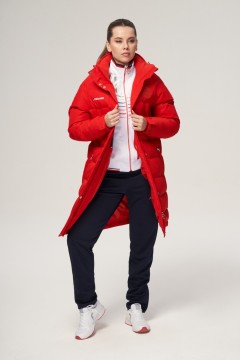Красная пуховая куртка Forward(фото2)