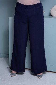 Прямые синие брюки  Jetty-plus(фото4)