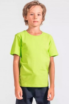 Зелёная футболка для мальчика RFSM002 Vulpes Familiy