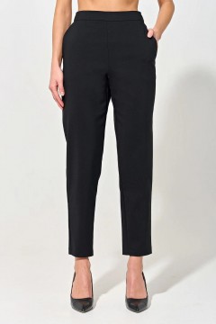 Чёрные укороченные брюки с карманами Jetty(фото2)