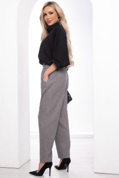 Серые вельветовые брюки Lady Taiga(фото4)