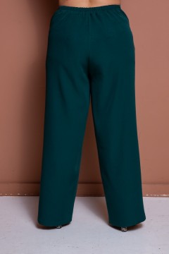 Прямые зелёные брюки  Jetty-plus(фото3)