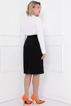 Чёрная прямая юбка Bellovera(фото3)