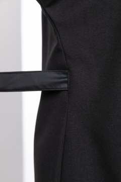 Чёрное платье миди на запах Lady Taiga(фото3)