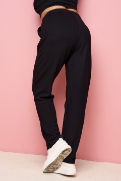 Чёрные утеплённые брюки Sparada(фото4)