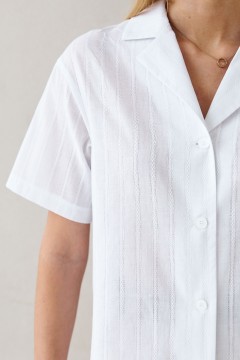 Хлопковая рубашка с короткими рукавами Lona(фото3)