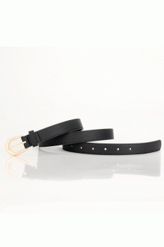 Чёрный женский ремень №156 Valentina