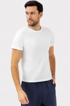 Белая трикотажная футболка 24-3760Б-0 Mark Formelle men