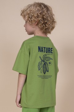 Стильная футболка с принтом для мальчика BFT3354/3  Pelican(фото3)
