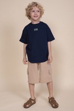Удобная футболка с принтом для мальчика BFT3354/4  Pelican(фото2)