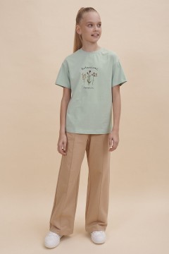 Стильная футболка с принтом для девочки GFT3354/2  Pelican(фото2)