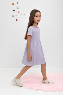 Красивое фиолетовое платье для девочки КР 5864/лепесток орхидеи к453 платье Crockid(фото2)