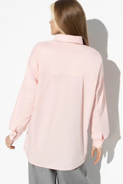Розовая рубашка с брошкой Charutti(фото4)