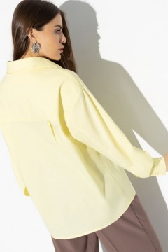 Жёлтая рубашка с брошкой Charutti(фото3)