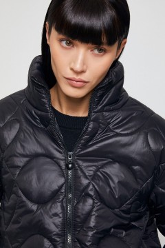 Чёрная стёганная куртка 10200130339 Concept Club(фото3)