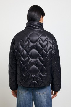 Чёрная стёганная куртка 10200130339 Concept Club(фото4)
