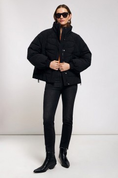 Женская куртка чёрного цвета 10200130338 Concept Club(фото2)