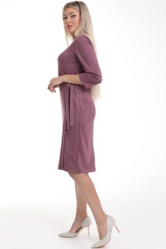 Вельветовое платье-футляр с рукавами три четверти Diolche(фото3)