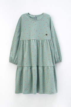 Удобное платье с притном для девочки КР 5770/полынь,маленькие желуди к401 платье Crockid(фото7)