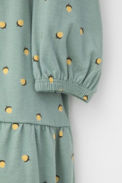 Удобное платье с притном для девочки КР 5770/полынь,маленькие желуди к401 платье Crockid(фото5)