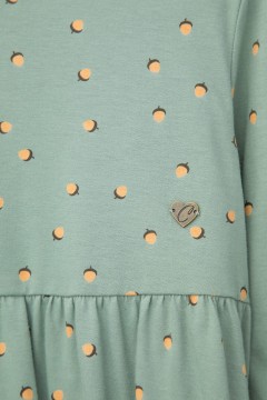 Удобное платье с притном для девочки КР 5770/полынь,маленькие желуди к401 платье Crockid(фото6)