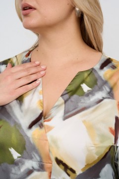 Блузка цвета мультиколор  Intikoma(фото3)
