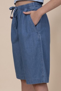 Удобные джинсовые шорты для девочки GGH3352 Pelican(фото3)