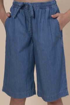 Удобные джинсовые шорты для девочки GGH3352 Pelican(фото2)