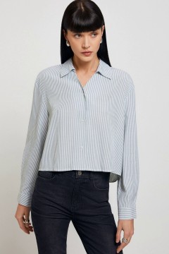 Укороченная блузка в полоску 10200260525 Concept Club