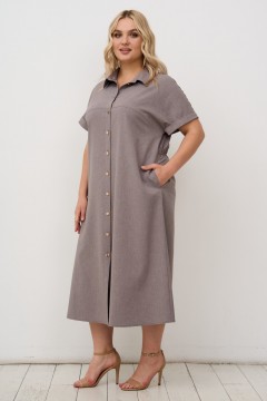 Платье-рубашка с поясом Intikoma(фото2)