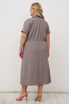 Платье-рубашка с поясом Intikoma(фото4)