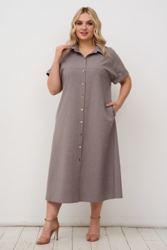 Платье-рубашка с поясом Intikoma(фото3)