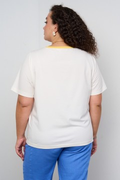 Белая футболка с печатью Intikoma(фото4)