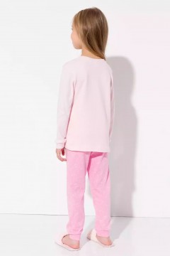 Розовая пижама для девочки Vulpes 10749AW23 Familiy(фото3)