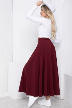 Бордовые юбка-брюки Lady Taiga(фото4)