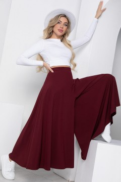 Бордовые юбка-брюки Lady Taiga(фото2)