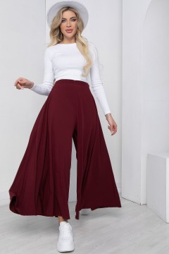 Бордовые юбка-брюки Lady Taiga