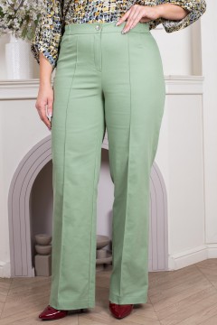 Прямые брюки зелёного цвета Intikoma(фото2)