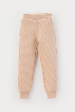 Красивые брюки для девочки КР 400459/нежный бежевый к415 брюки Crockid(фото3)