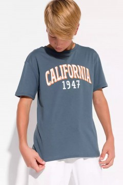 Модная футболка для мальчика с принтом 10976/1AW23 Vulpes Familiy
