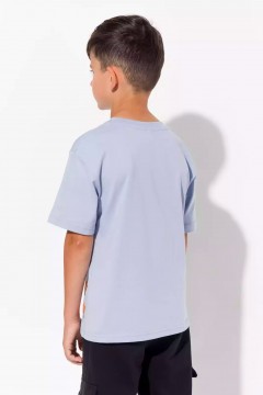 Стильная футболка для мальчика с принтом 10979AW23 Vulpes Familiy(фото2)