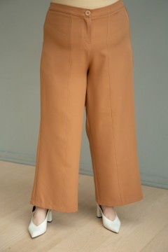 Прямые брюки в песочном цвете Jetty-plus(фото3)