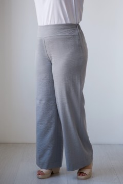 Серые женские брюки-палаццо Novita(фото2)