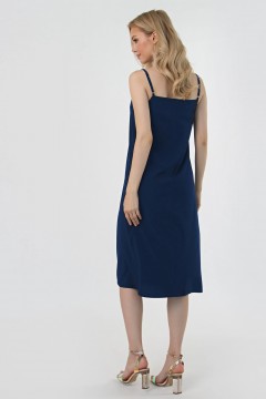 Синее платье-комбинация Mariko(фото3)