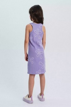 Фиолетовое летнее платье для девочки 10562SS24 Vulpes Familiy(фото3)