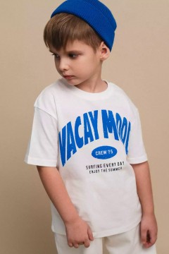Модная футболка с принтом для мальчика 10609SS24 Vulpes Familiy