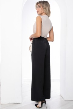 Чёрные широкие брюки Lady Taiga(фото4)