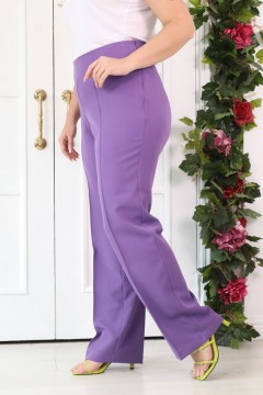 Классические фиолетовые брюки Wisell(фото3)
