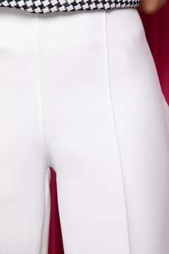 Широкие белые брюки со стрелками Lady Taiga(фото3)