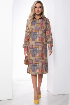 Платье с поясом и принтом LT collection(фото2)